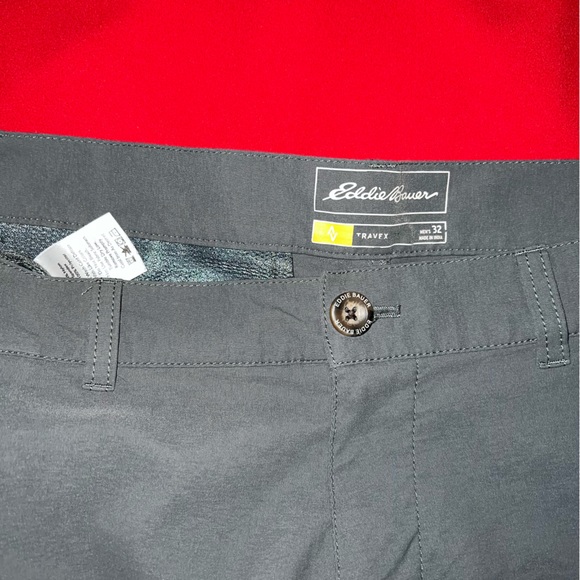 Eddie Bauer Travex Flexion Amphib Mens Gray Tech Shorts Size 32 - Picture 2 of 5